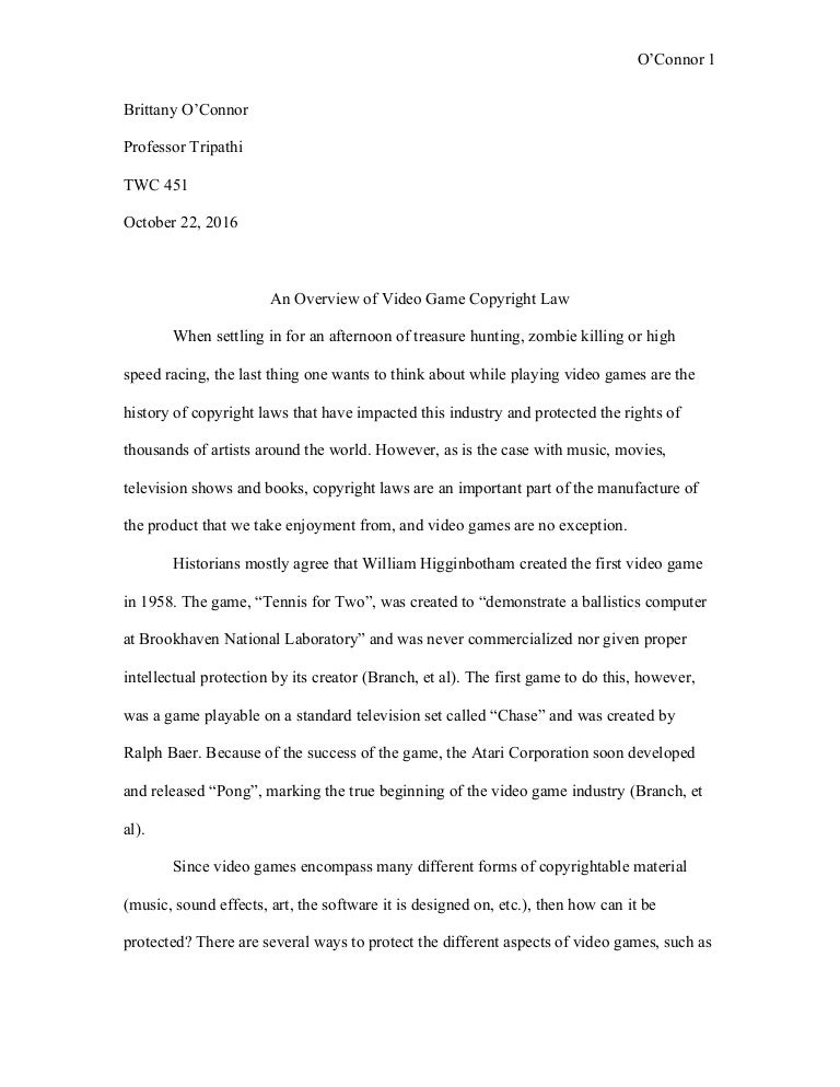 Copyright infringement research papers