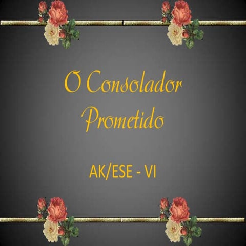 O consolador prometido  