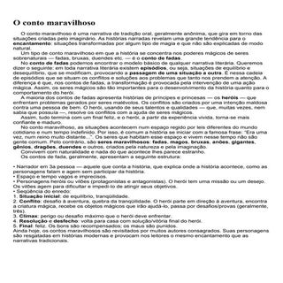 O conto maravilhoso