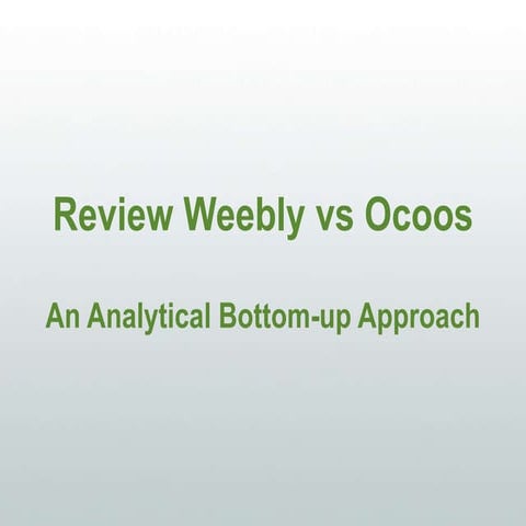 Review Weebly vs Ocoos