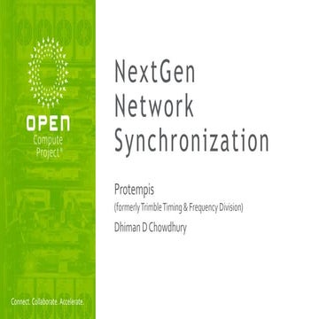 NextGen Network Synchronization
