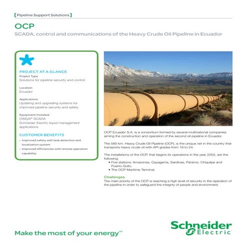 [Pipeline Support Solutions] OCP Case Study