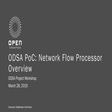 ODSA PoC: Network Flow Processor Overview