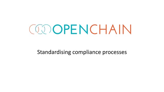 OpenChain at EOLE 2017
