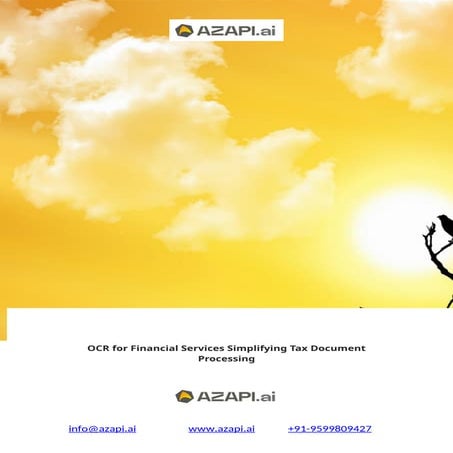 Ocr For Financial Services Simplifying Tax Document Processing Docx