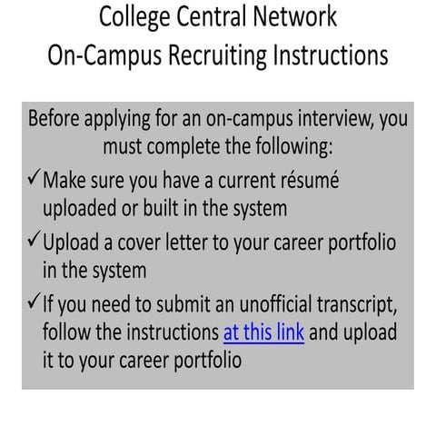 Ocr instructions for students