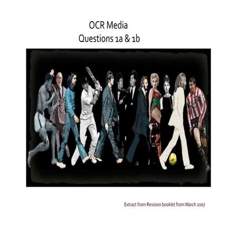 OCR Revision  1a &amp; 1 b