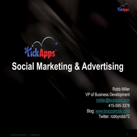 Social Marketing and Advertising