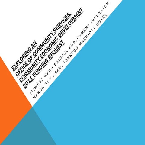 OCS stakeholder presentation, 03.31.11