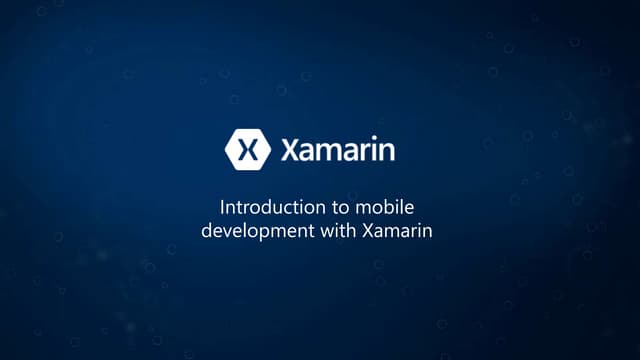 Hybrid Mobile App Development - Xamarin
