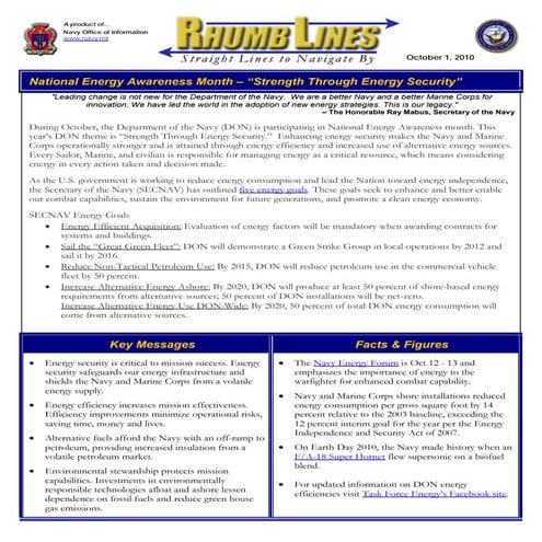Oct 01 2010 national energy awareness month