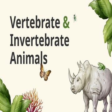 OCT 13-17-VERTEBRATES Animals Science Grade 6