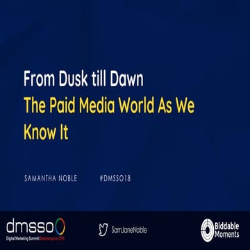 Blink & You’ll Miss It: The Ever-Changing Landscape of Paid Media by Samantha...