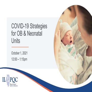 COVID-19 Strategies for OB Neonatal Units