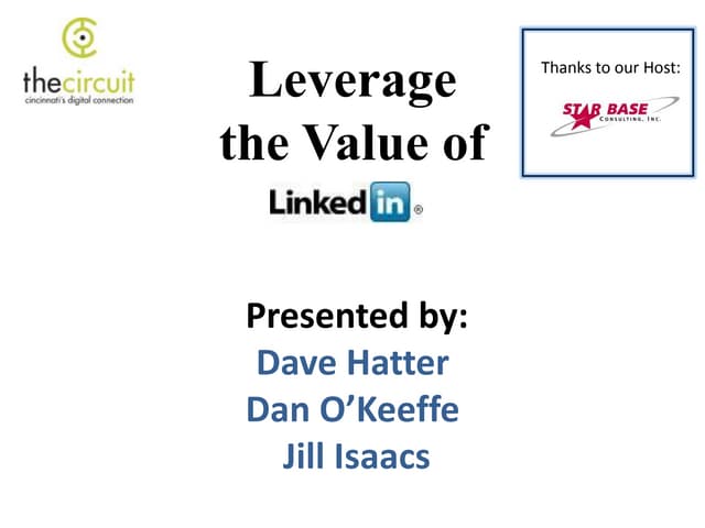 The Circuit LinkedIn Workshop