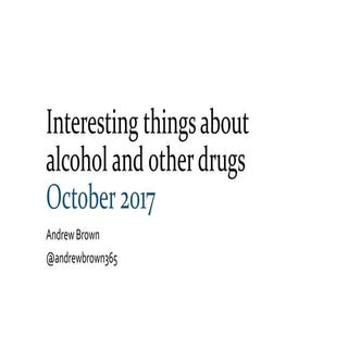 Interesting things about alcohol an...