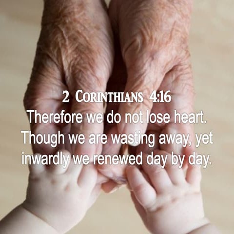 26 Oct 2014: "Don't Lose Heart" (2 Cor 5)