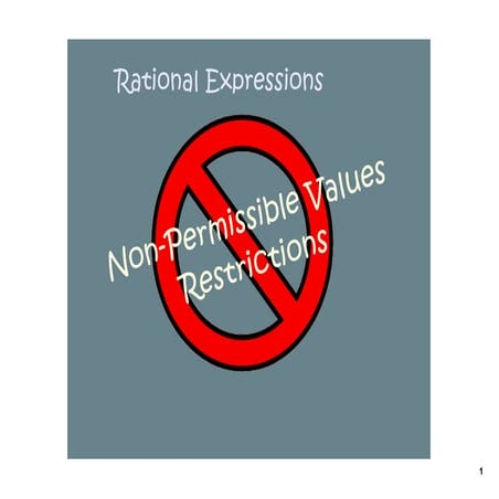 Pre-Cal 20S_ Reducing Rational Expressions