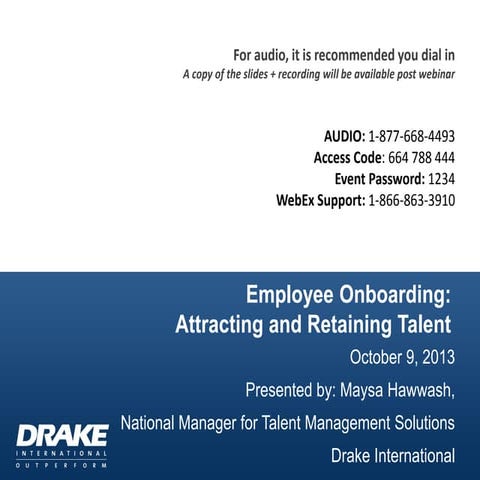 Employee Onboarding: Attracting and Retaining Talent