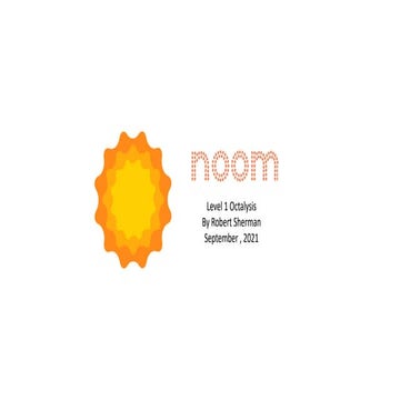 Octalysis Level 1 Certificate - Robert Sherman - Noom