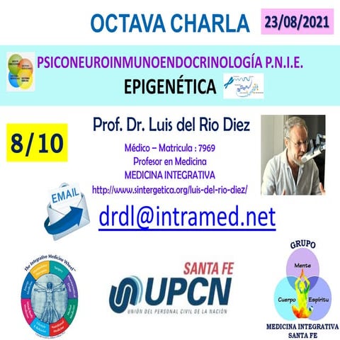 OCTAVA CHARLA DEL CICLO CONOCIENDO LA MEDICINA INTEGRATIVA.