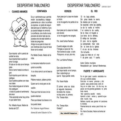 PRENSA ESCOLAR DESPERTAR TABLONERO