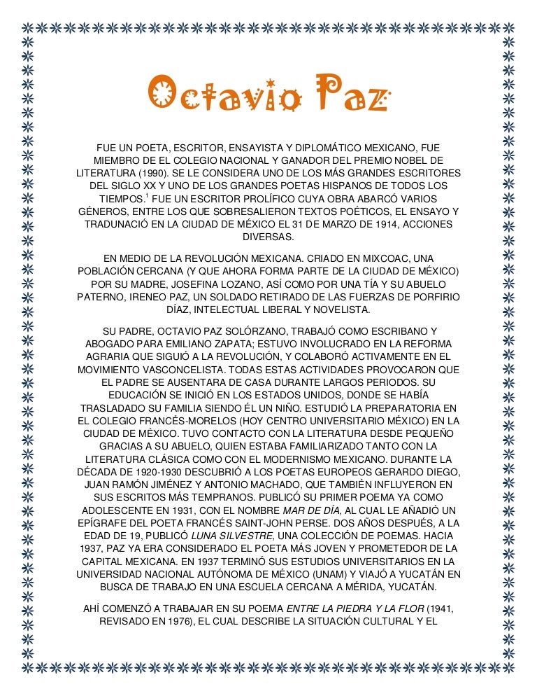Octavio Paz