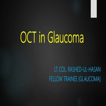 OCT in glaucoma ppt;1