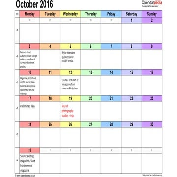 October | PPTX | Desktop Publishing | Computer Software and Applications