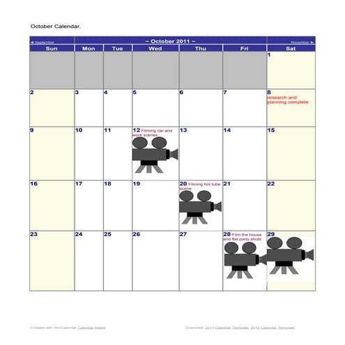 Call sheet | XLSX