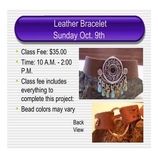 October 2011 classes