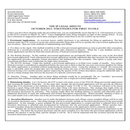 October 2012 IP Legal Minute