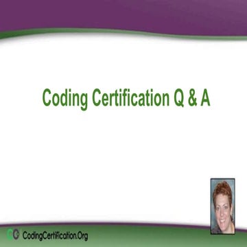 A brief guide to Medical Coding | PDF