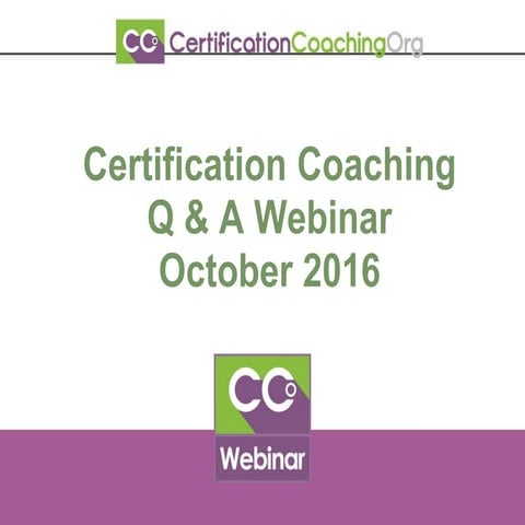 October 2016 Medical Coding Q&A Webinar