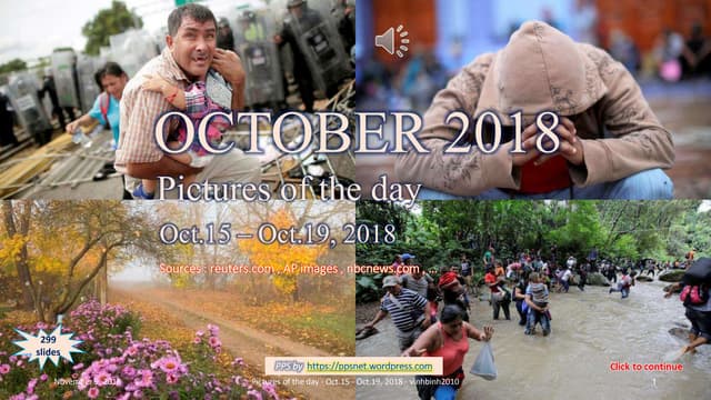 OCTOBER 2018 - Pictures of the day - Oct.15 - Oct.19, 2018