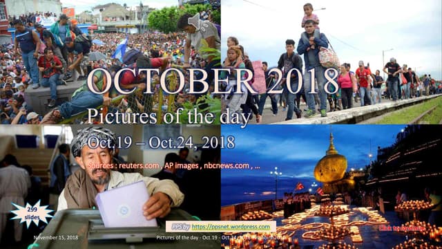 OCTOBER 2018 - Pictures of the day - Oct.19 - Oct.24, 2018