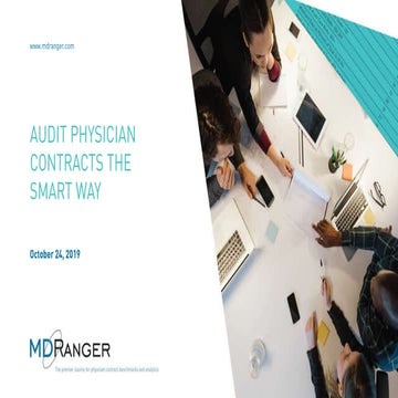 Audit Physician Contracts the Smart Way