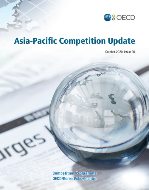October 2020 newsletter OECD-KPC Asia-Pacific competition news