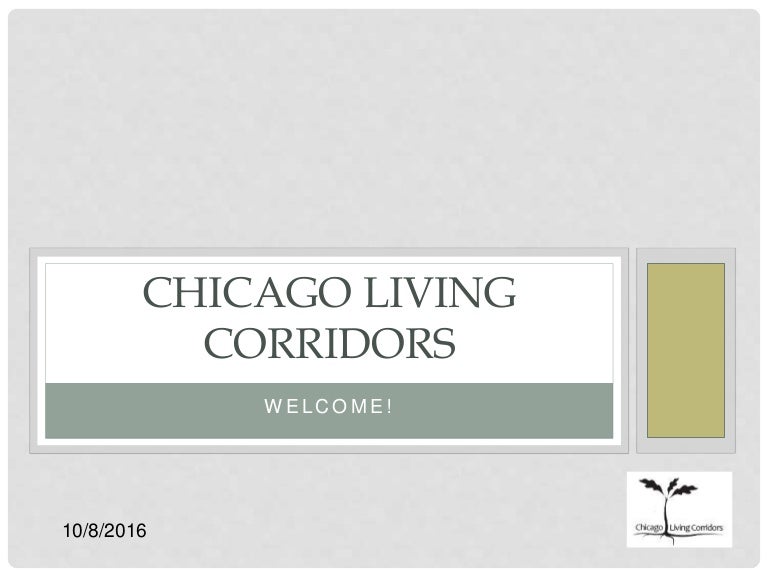 Chicago Living Corridors and The Living Land Bank