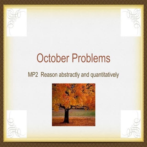 October Problems