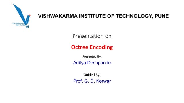 Octree Encoding- used in Computational Methods