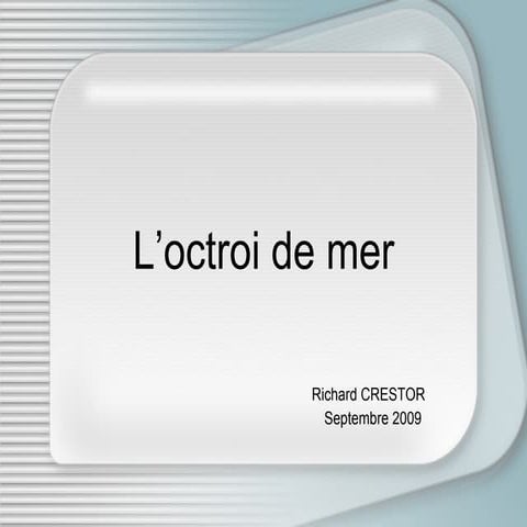 Loi Octroi De Mer , Démarche : Déclarer votre octroi de mer interne – LVHMU