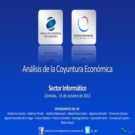 Octubre 2012 Sector TIC - Córdoba pdf