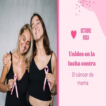 OCTUBRE ROSA IDEAS PARA PARTICIPAR DE OCTUBRE ROSA CON TU IGLESIA | PDF