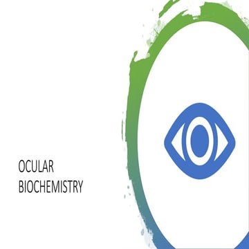 Ocular biochemistry   meenakshi