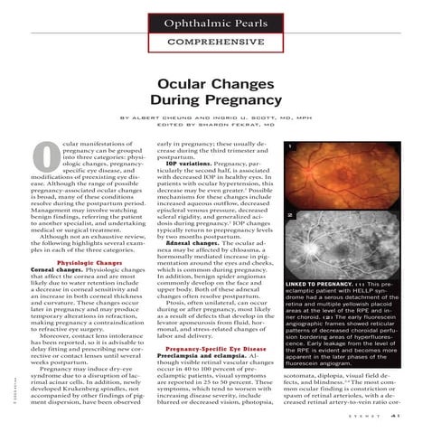 Ocular changes