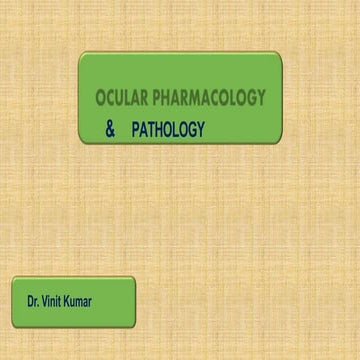 Ocular pharmacology [autosaved]