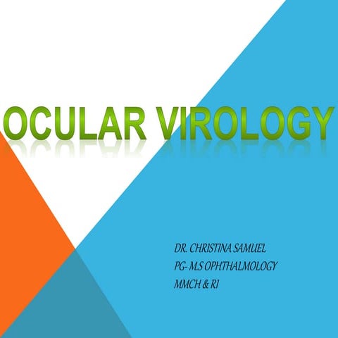 Ocular virology