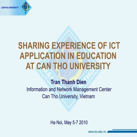 OCW at Can Tho University, Vietnam