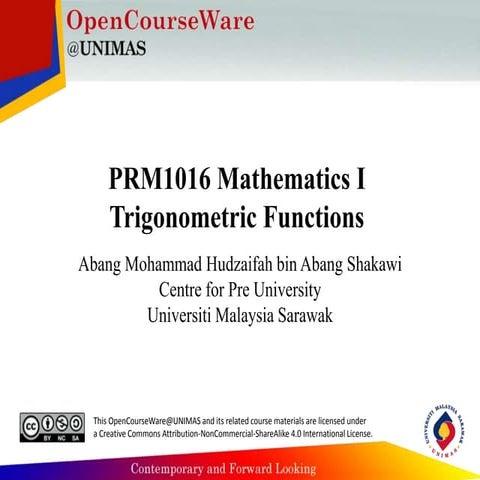 Trigonometric Ratios